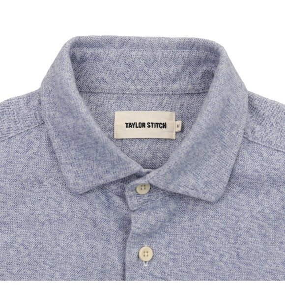 Taylor Stitch Other - Taylor Stitch Flannel Shirt Men's 40 Blue Organic Cotton Long Sleeve Button